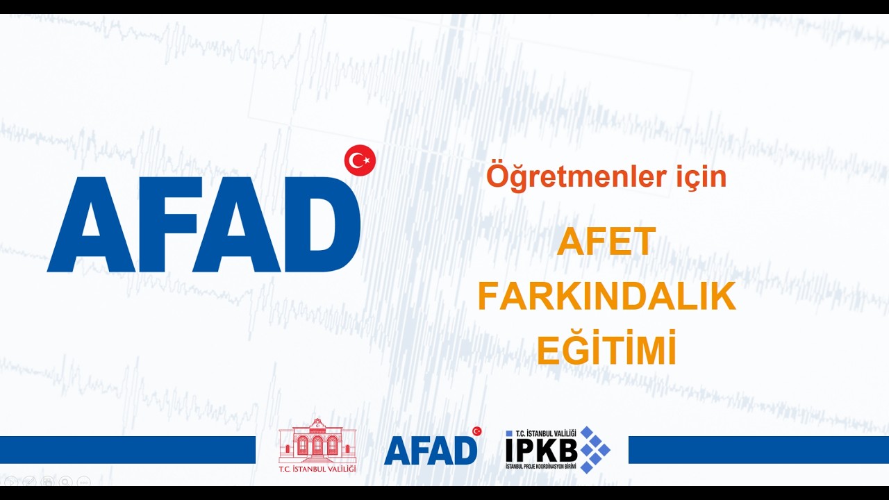 AFET FARKINDALIK EĞİTİMİ | Öğretmenler için