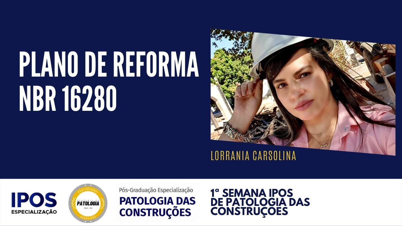 Plano de Reforma - NBR 16280