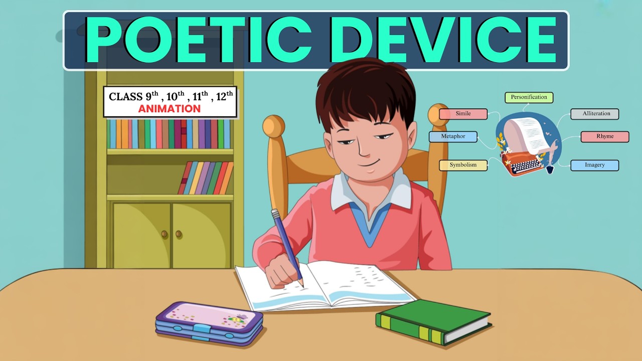 Poetic Devices Complete Explanation | Class 9,10,11,12 English | All Literary Devices in One Video