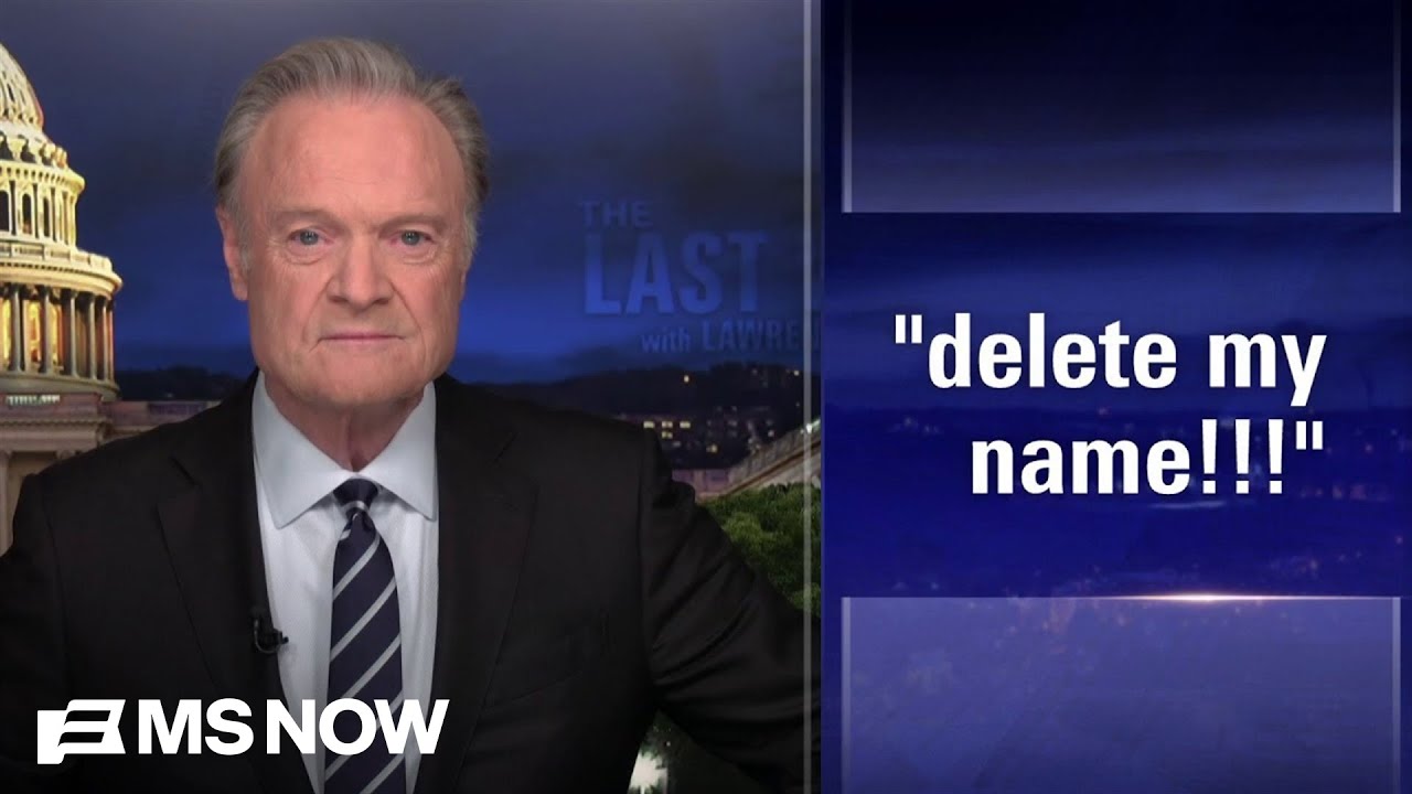 Lawrence: Trump Justice Department has Epstein survivors begging 'delete my name!'