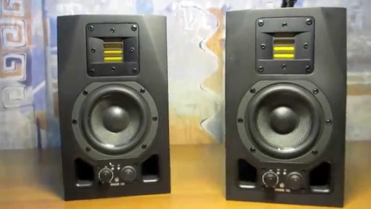 Adam A3X unboxing and setting up (studio monitor speakers)