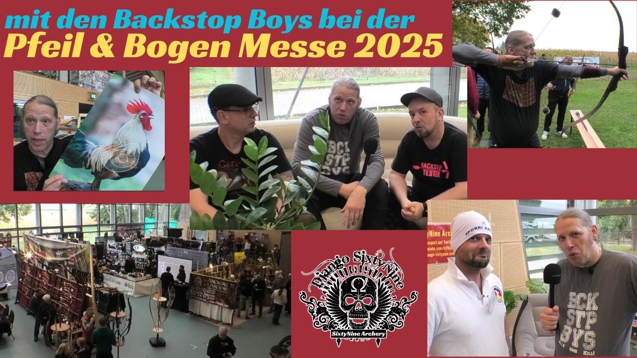 Mit den Backstop Boys bei der Pfeil und Bogen Messe 2025 im Bördeland (Magdeburg)