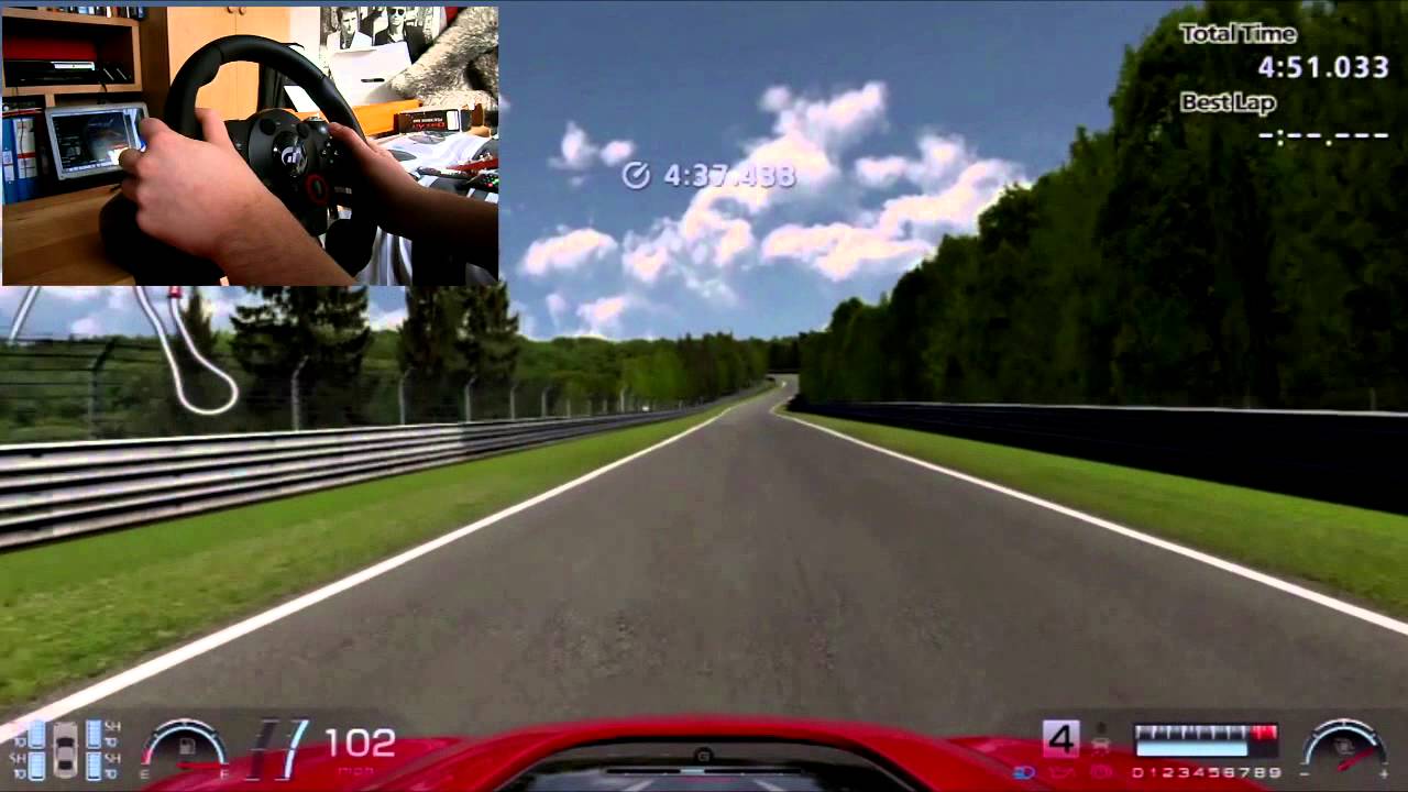 Gran Turismo 6 - Toyota FT 1@Nurburgring w/Real Wheel Overlay