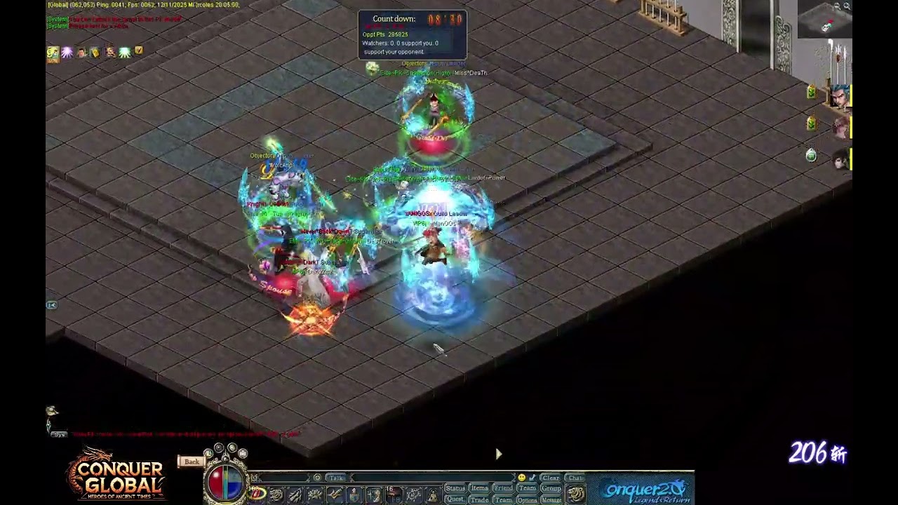 Insane Skill Team PK Round 🔥⚔️ | Lordof~Power | Global Conquer