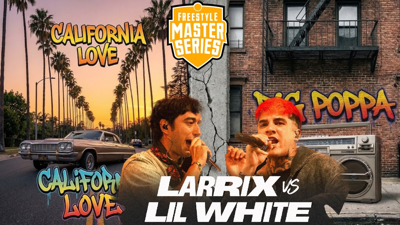 LARRIX y LIL WHITE rompen la FMS con Rimas en INGLÉS 🔥 Referencias a N.W.A, Ice Cube y Big Poppa