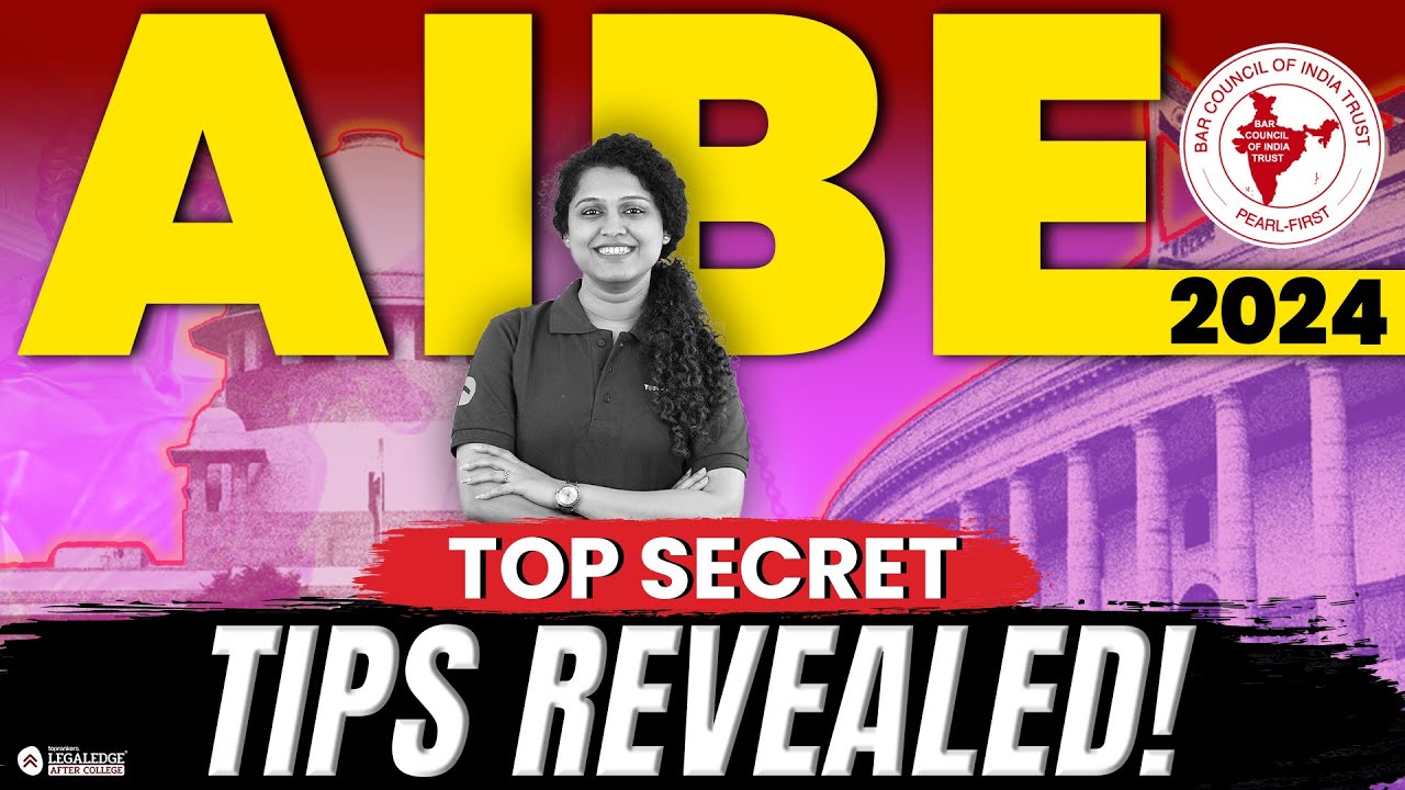 AIBE 19 Preparation Strategy | Secret Tips to Crack the AIBE Exam