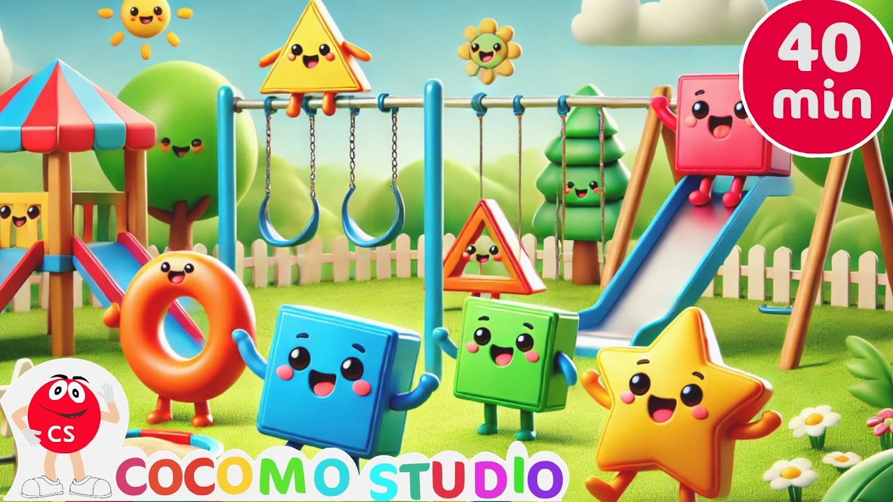 Формы + Цвета + Азбука 🔤🔺 | 1-часовая обучающая подборка для малышей