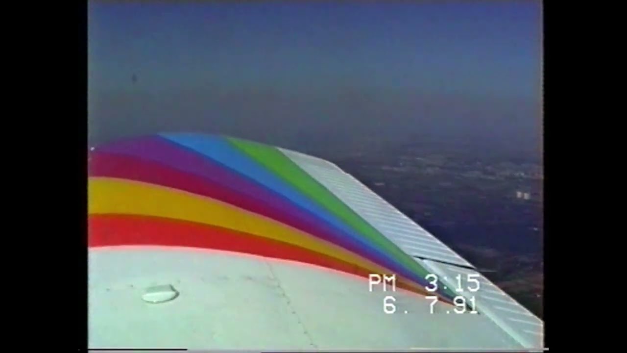 Die Neunziger 04. Rundflug über Erfurt, Juli 1991