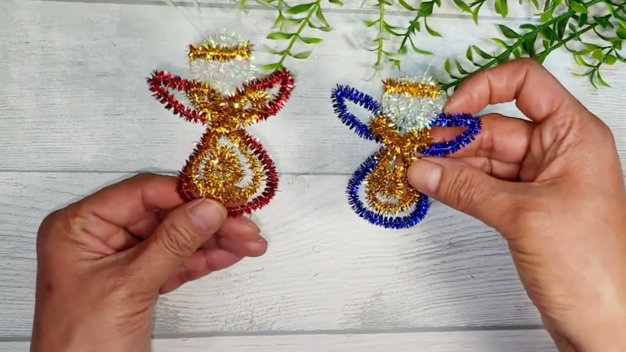 DIY Christmas Ornaments 🎅🎄 Amazing Craft 🎅🎄 Pipe Cleaners 🎅🎄 Easy Handmade Idea