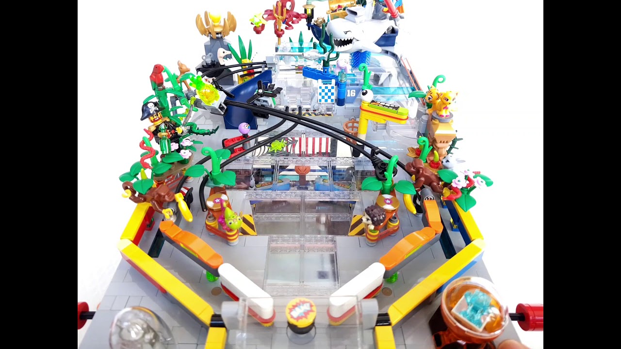 Triple Decker Six Flippers Pinball Machine!! Please vote at Lego ideas website.