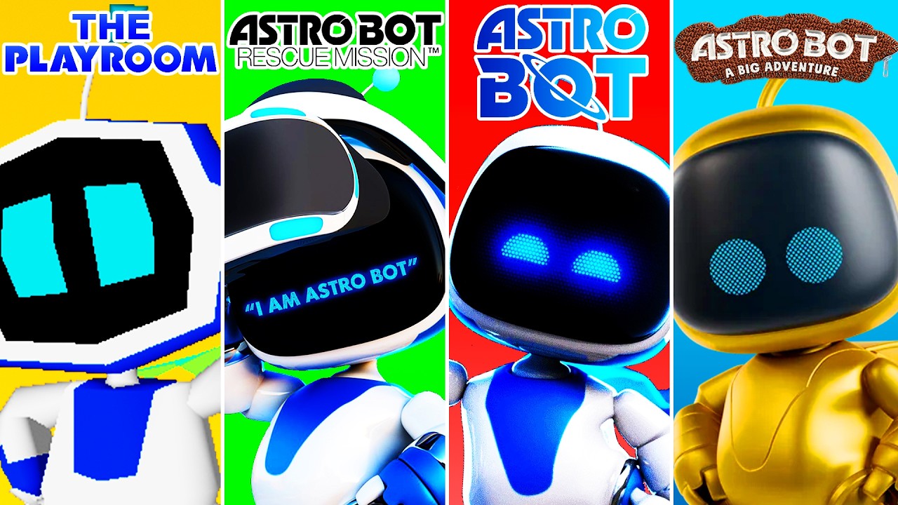 Evolution of Astro Bot in Video Games (2013-2026)