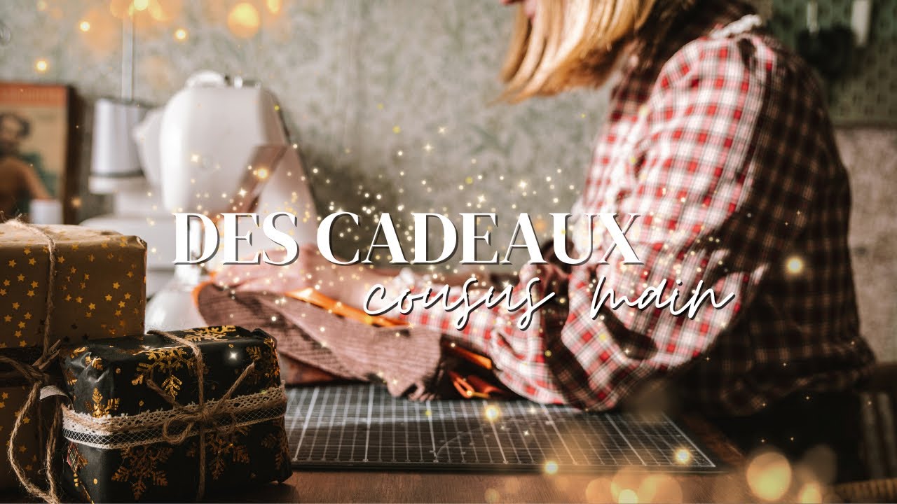 Je couds mes cadeaux de Noël 🎄 | Slow VLOG