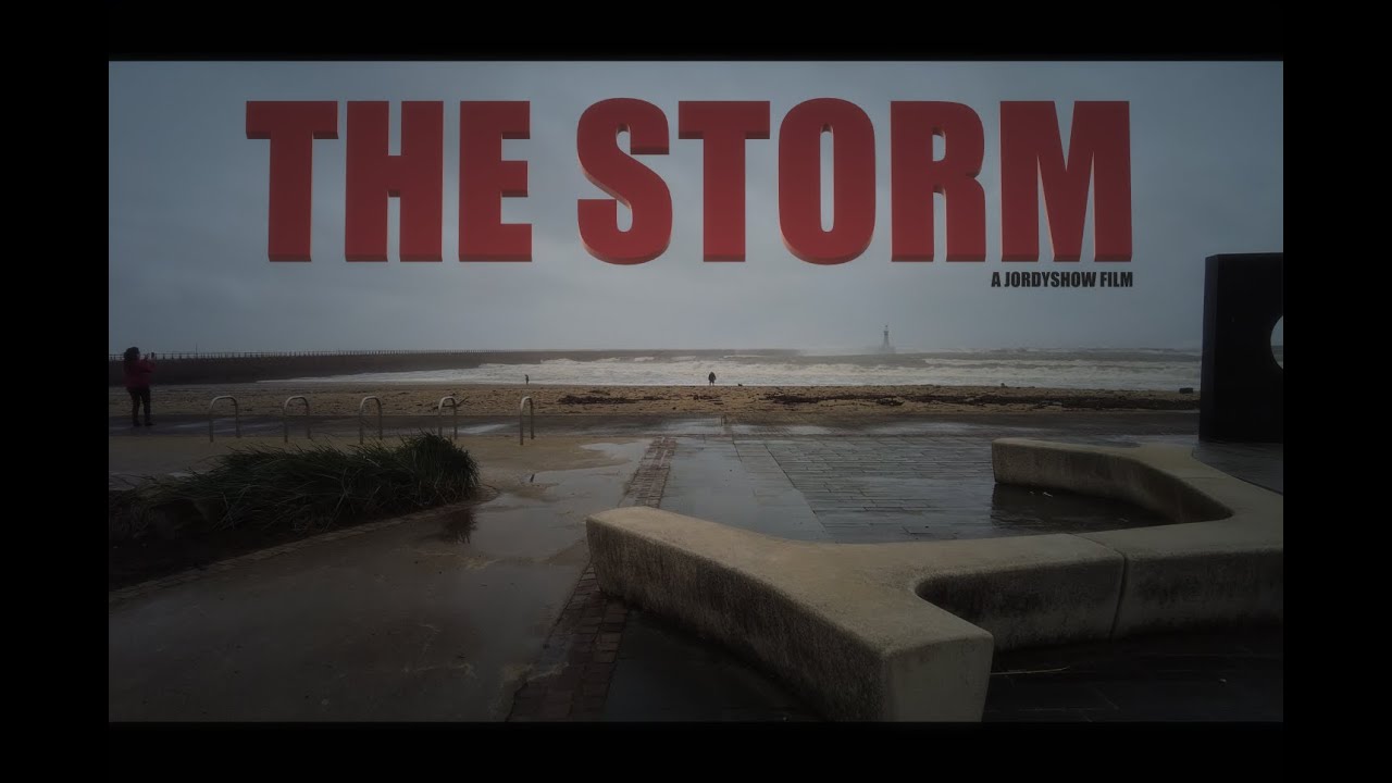 Storm Babet at Sunderland Beach, how scary is it?