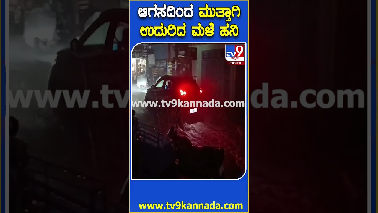Rain in Davanagere: ದಾವಣಗೆರೆಯಲ್ಲಿ ಮೊದಲ ವರ್ಷಧಾರೆ..ಅಲಿಕಲ್ಲು ಮಳೆ ನೋಡಿ ಖುಷಿ ಪಟ್ಟ ಜನರು|#TV9D