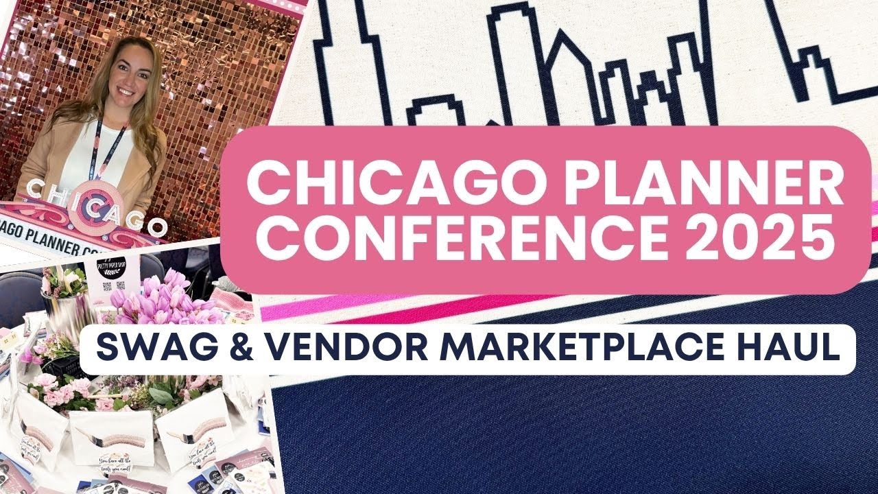 Торговая площадка Swag & Vendor Marketplace Haul | Chicago Planner Conference 2025