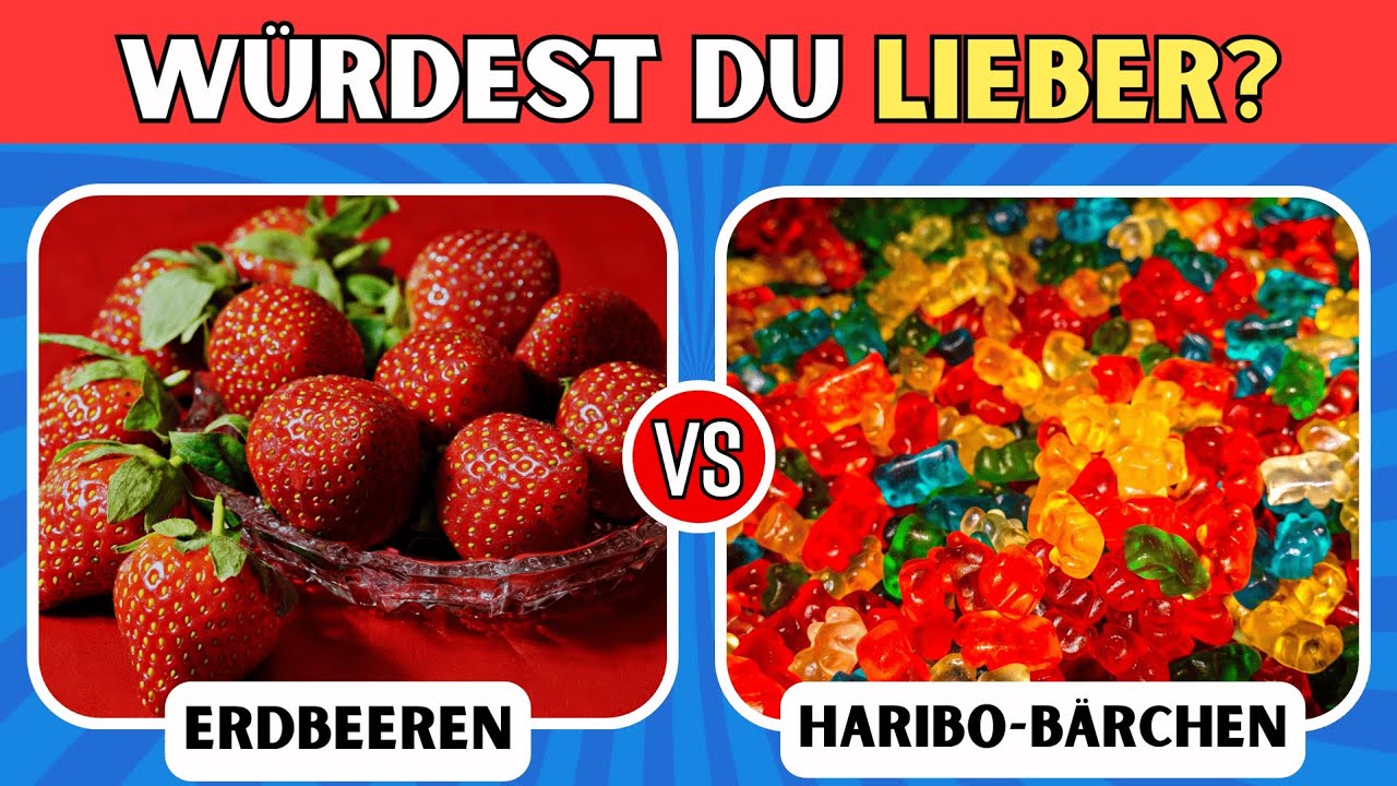 Würdest du lieber? 🍓🍫 Gesund oder Ungesund l 30 Harte Entscheidungen! 🍩🍕