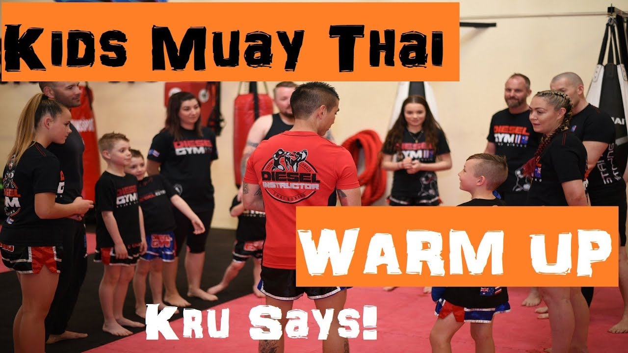 Easy kids Muay Thai warm up