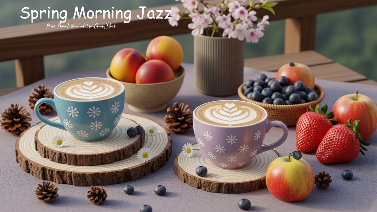 Lightly February Jazz❄️ Positive Cafe Music & Elegant Bossa Nova Piano for Study, Work Effectively