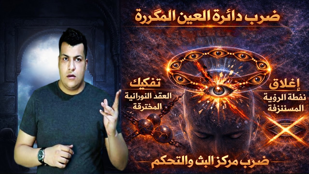 ضرب دائرة العين المكرّرة  | فك العقد النورانية المخترقة وإغلاق نقطة الرؤية المستنزفة