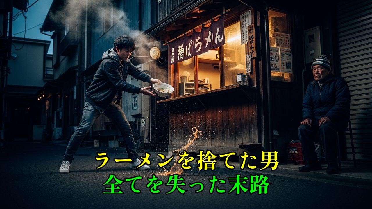 ラーメンを捨てた男の末路…老人が最後に差し出した物