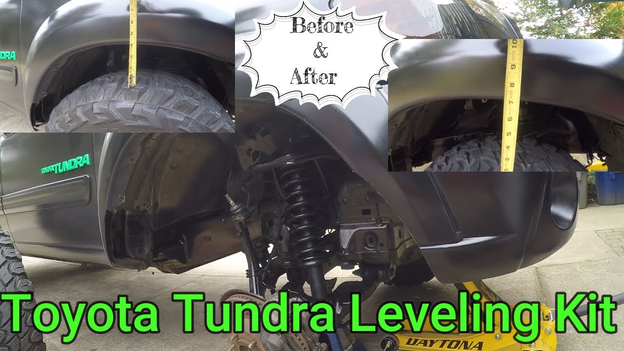 Установка комплекта для выравнивания кузова Toyota Tundra 2000-2006 гг.