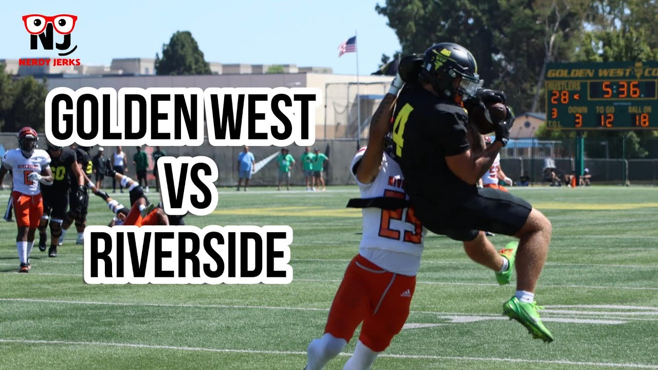📢High Scoring JUCO Football...GOLDEN WEST vs RIVERSIDE...F🔥RE Matchup