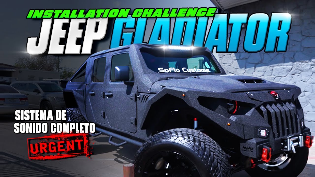 Jeep Gladiator - Instalación de sonido 🔊 ❗con urgencia❗⏳