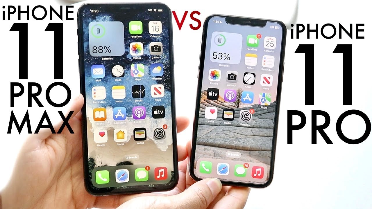 iPhone 11 Pro против iPhone 11 Pro Max в 2024 году! (Сравнение) (Обзор)