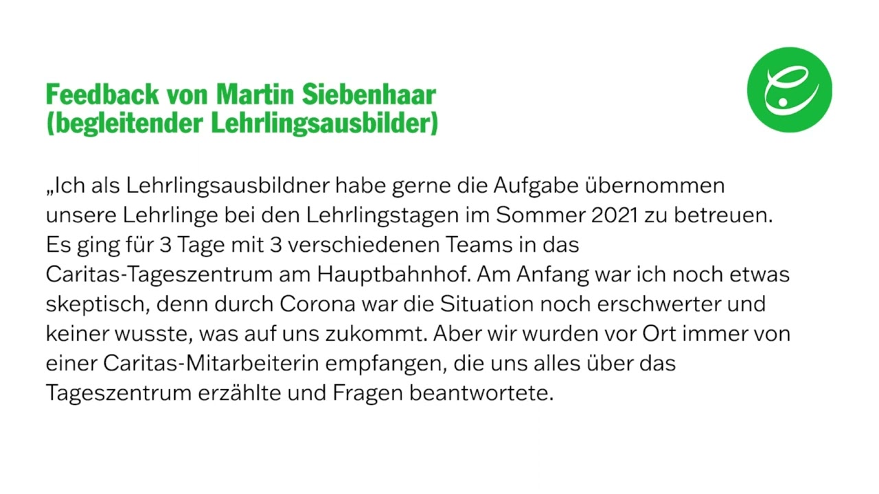 Lehrlingstag beim Tageszentrum am Wiener Hauptbahnhof