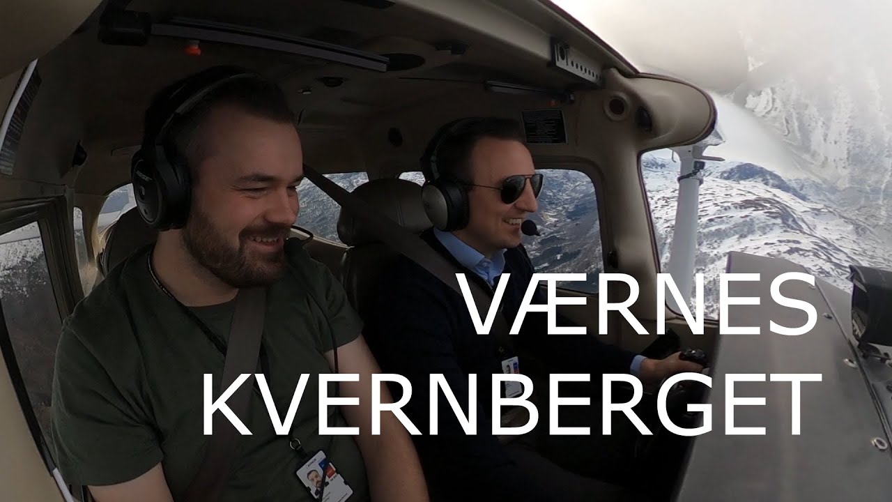 Kaotisk innflyging til Kvernberget i Cessna 172