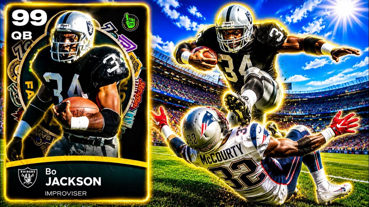 Квотербека Bo Jackson невозможно остановить