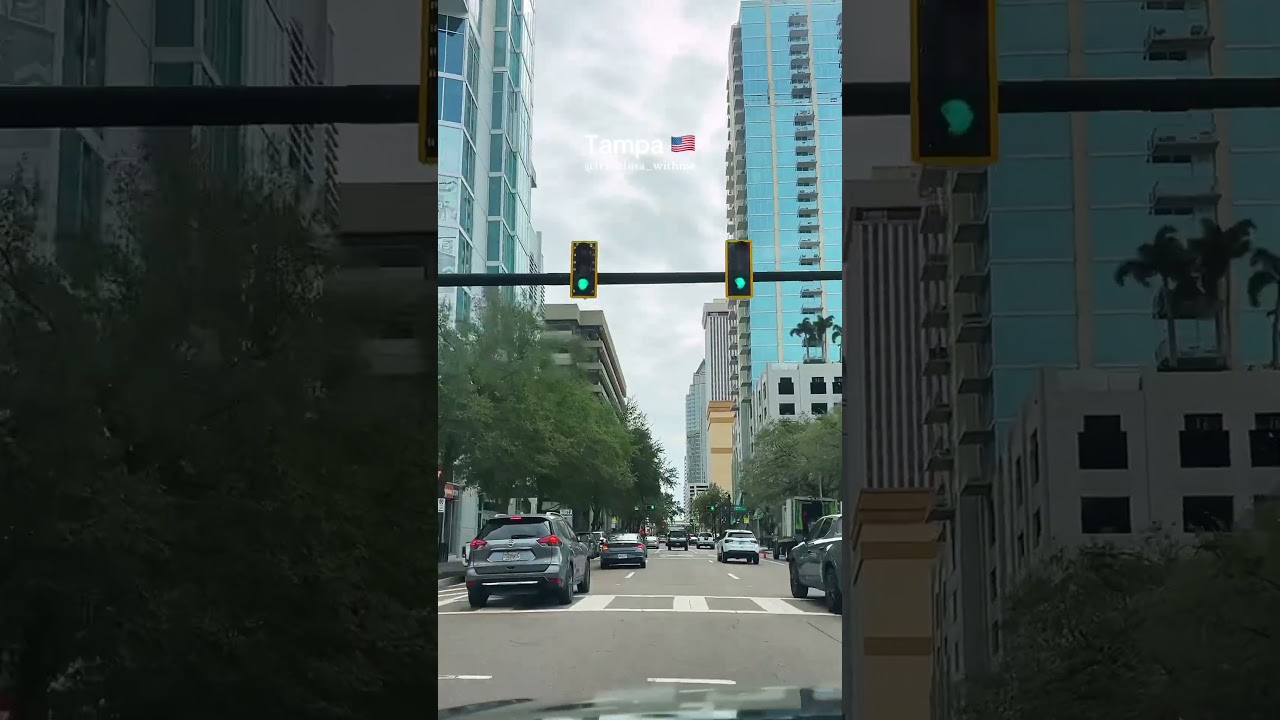 Driving in downtown Tampa, Florida, USA #usa #travel #tampa #florida #usatravel #usashorts