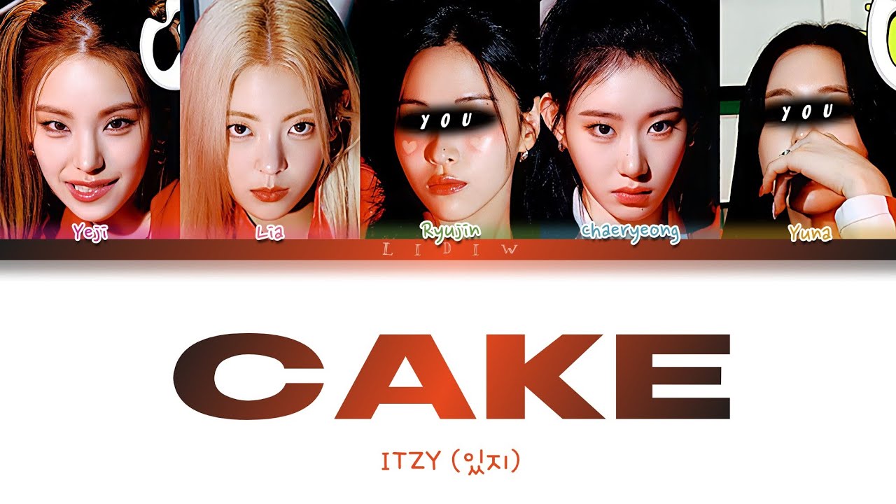 ITZY || Cake but you are Ryujin & Yuna (Color Coded Lyrics Karaoke)
