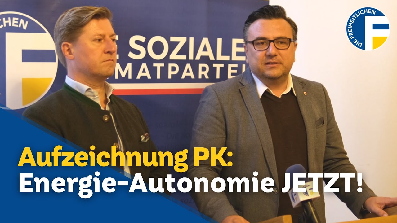 S&uuml;dtirol muss eine Energie-Autonomie aufbauen! | Aufzeichnung PK