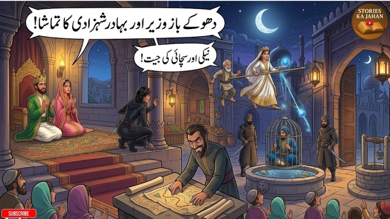 Dhokebaaz Wazir Aur Baazigar Shehzaadi Ka Qissa | Hairat Angeiz Saltanati Kahani #moralstory