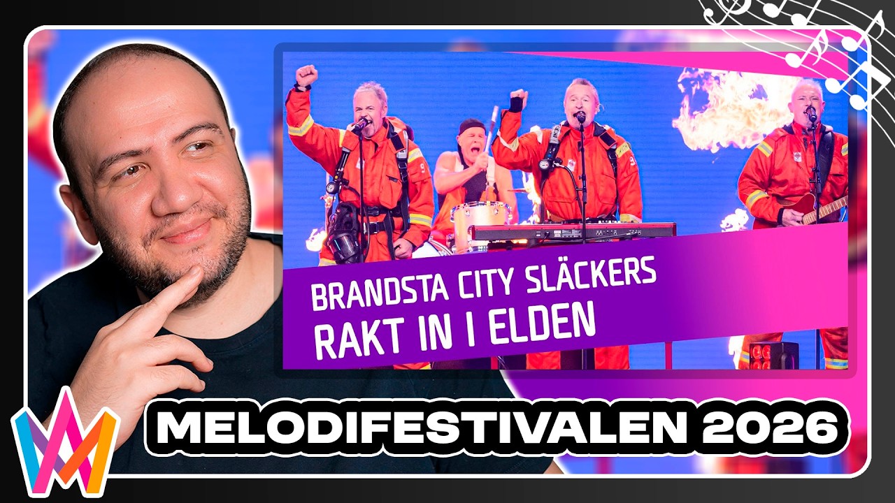 Brandsta City Släckers - Rakt in i elden | TEACHER PAUL REACTS  🇸🇪 Melodifestivalen
