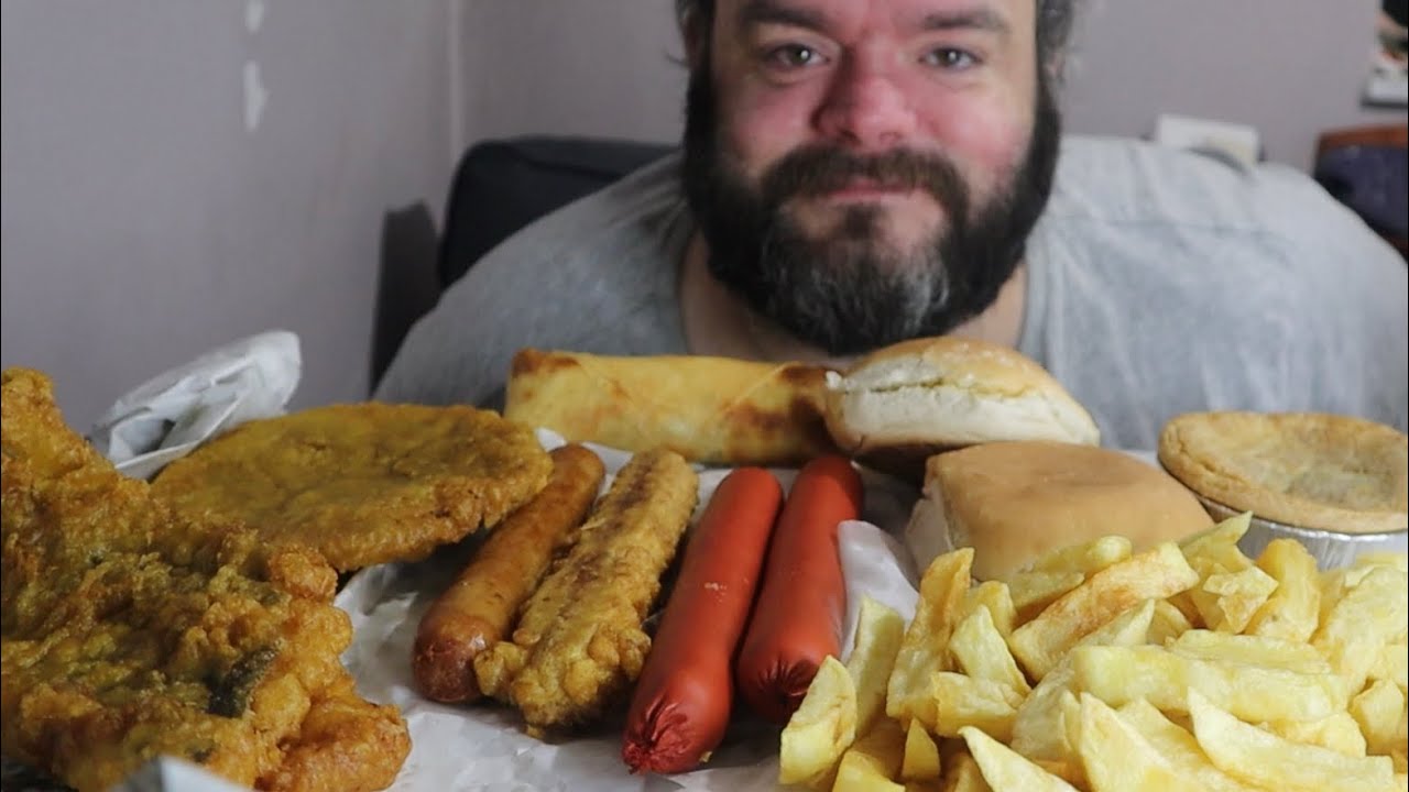 Fish and chips uk mukbang