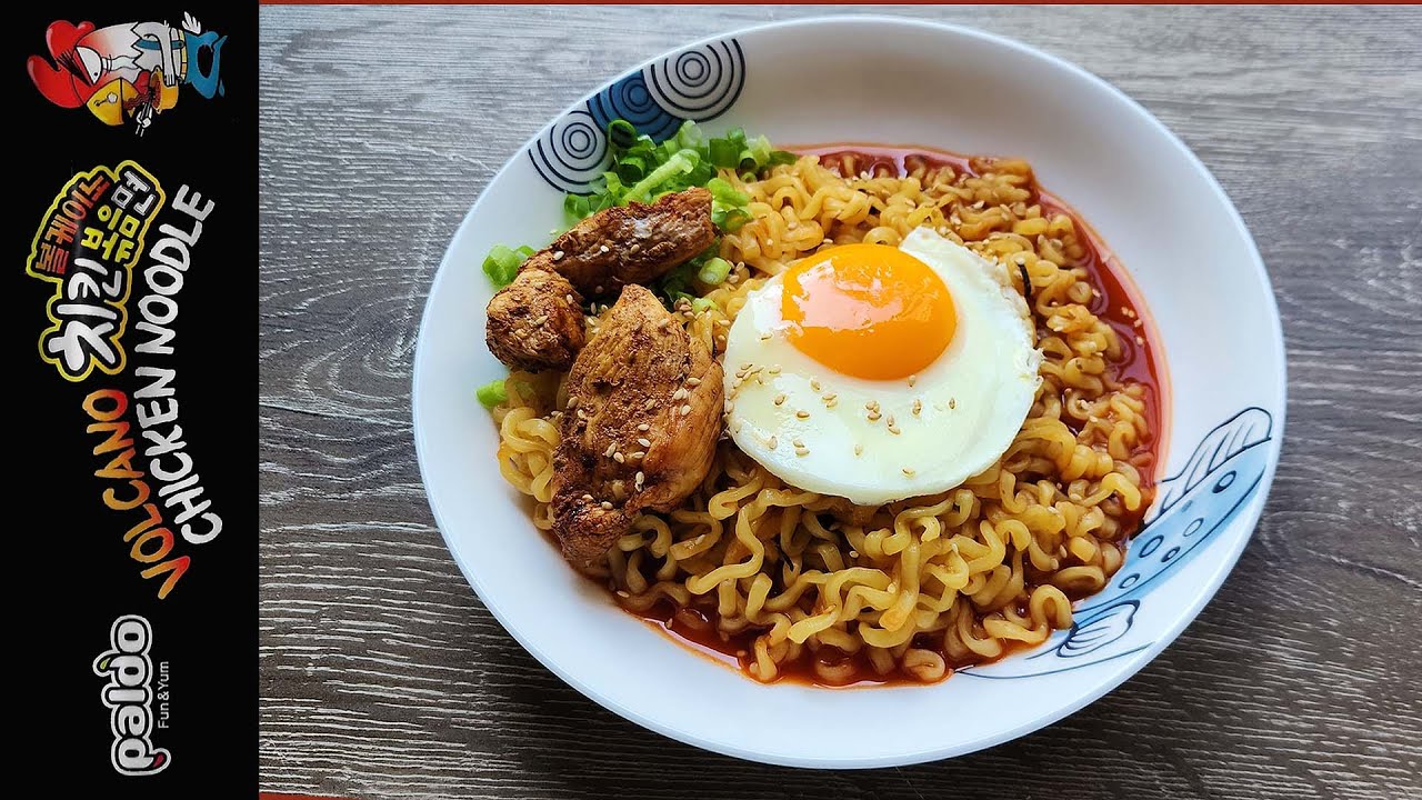 Paldo Volcano Chicken Curry Noodle – USA —  Instant Noodle Recipe Time — EP 2662