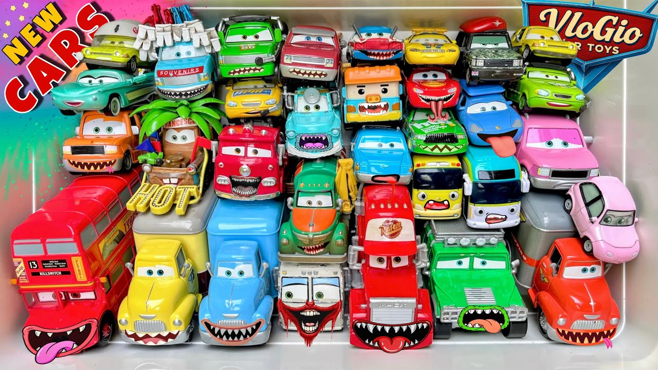 Disney Pixar Cars Unboxing Review | Lightning McQueen, Tow Mater, Doc Hudson, Sally Carrera, Cruz