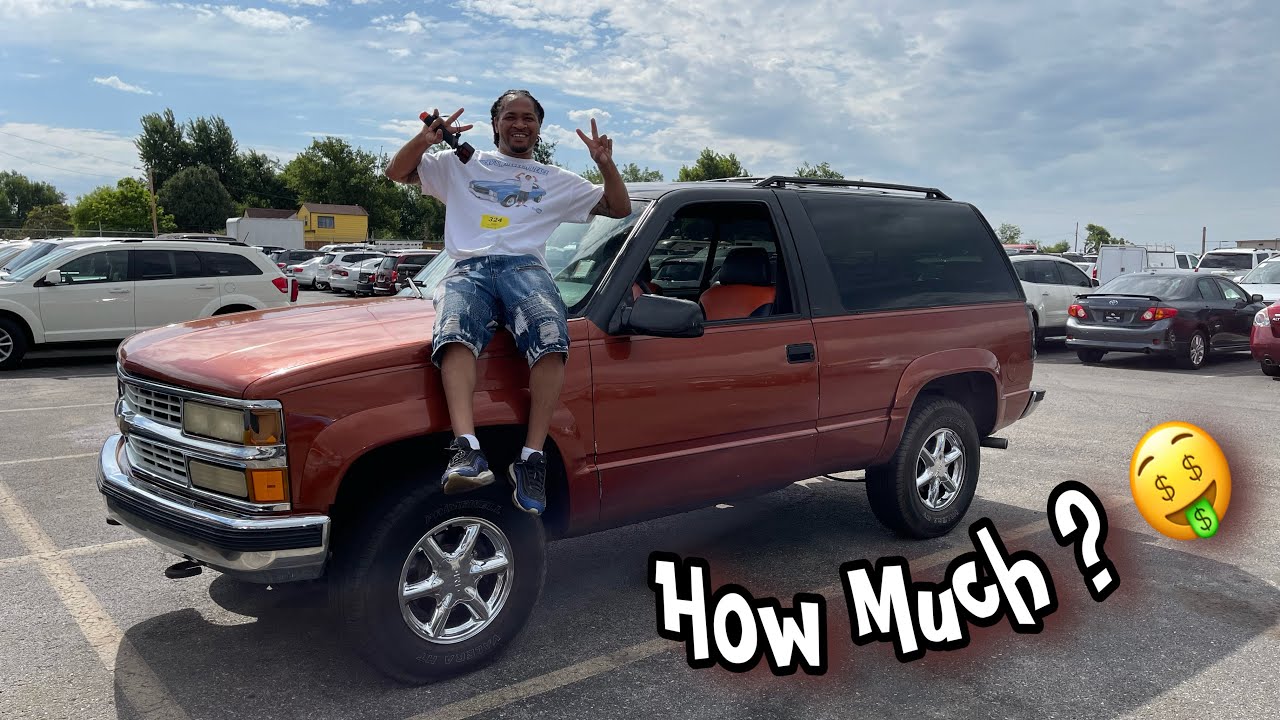 😂 PAID TOO MUCH FOR THIS OBS 2 DOOR TAHOE AT THE AUCTION!!