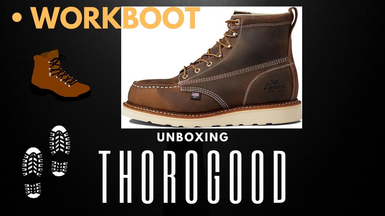 Thorogood American Heritage 6” Steel Toe Work Boots (unboxing & overview)