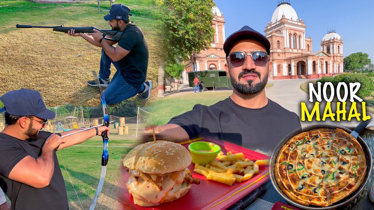 Bahawalpur NOOR MAHAL Visit & Nawab Pizza 🥘 🍔 Air Gun & Full Enjoyment 😋 Nawab sir Sadiq Pakistan