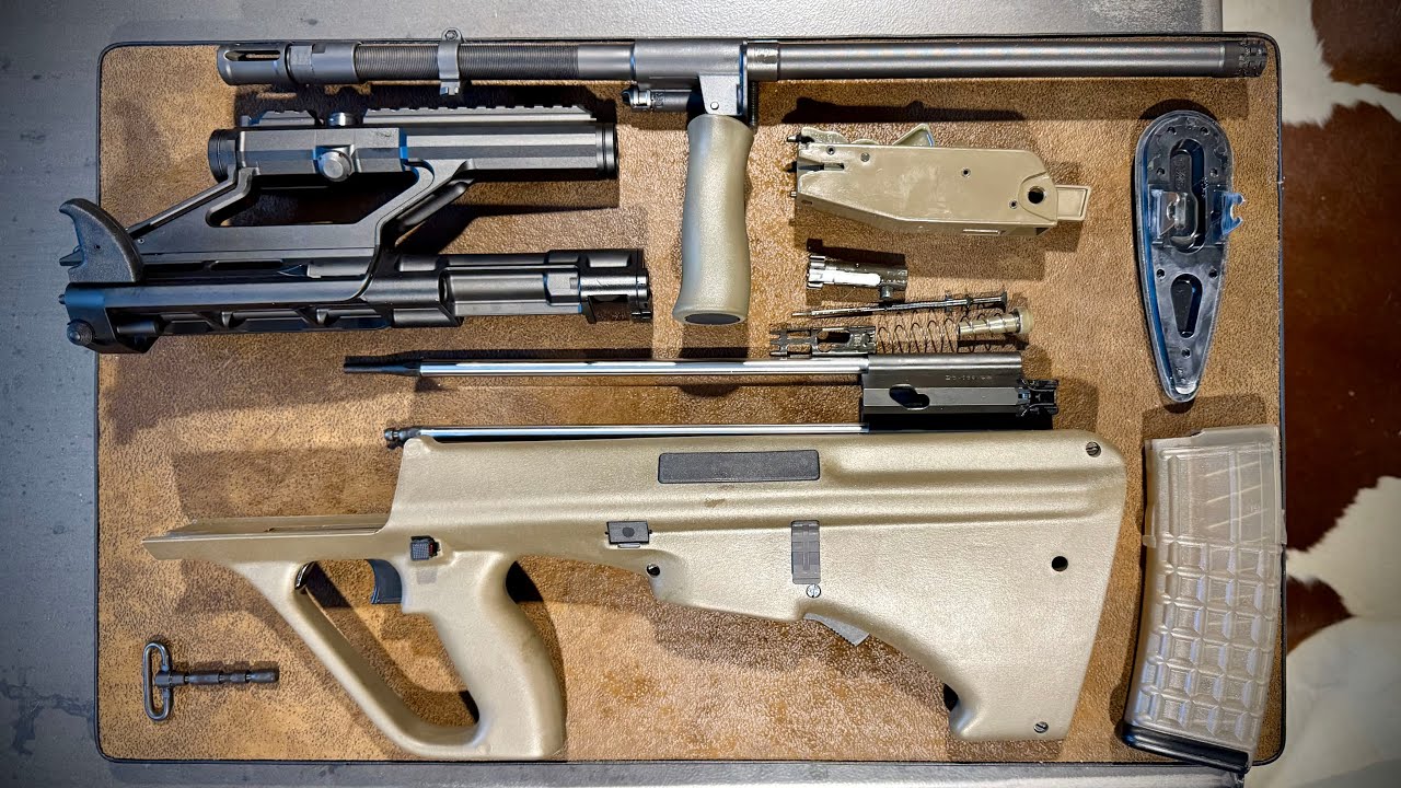 Steyr AUG A3 | Field Strip, AUGtistic Internal Design, Bolt Disassembly