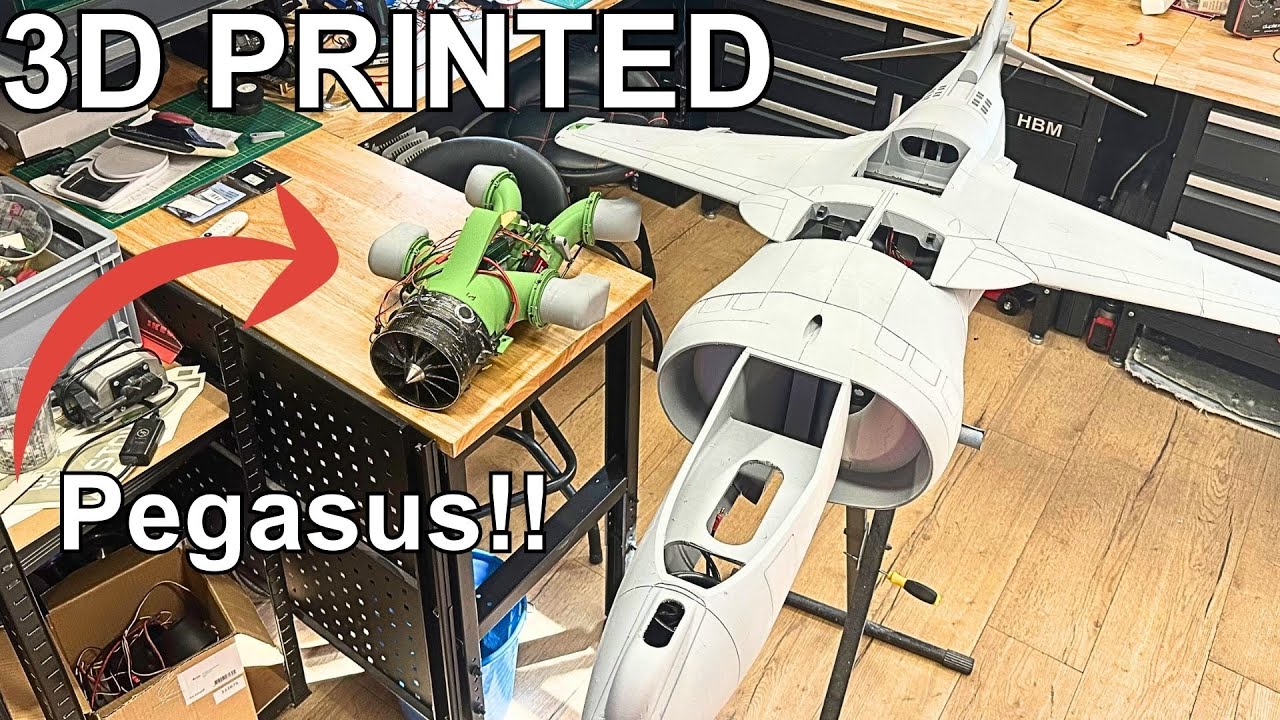 RC Harrier VTOL JET, The Jumpjet Build By Joel Vlashof with Scale Puffer Roll Jets Vlog 3