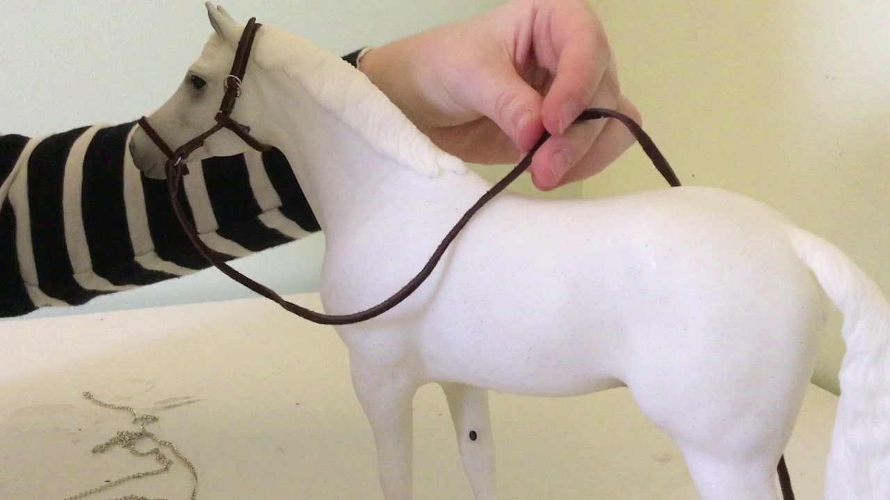 How to make a Breyer saddle pad and bridle!
