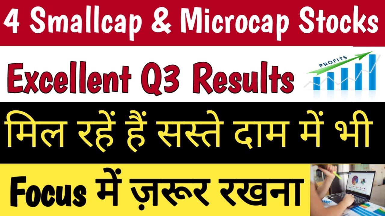 4 Smallcap & Microcap Stocks| Excellent Q2 Results| Best Growth Microcap Stocks At Cheap Valuation|