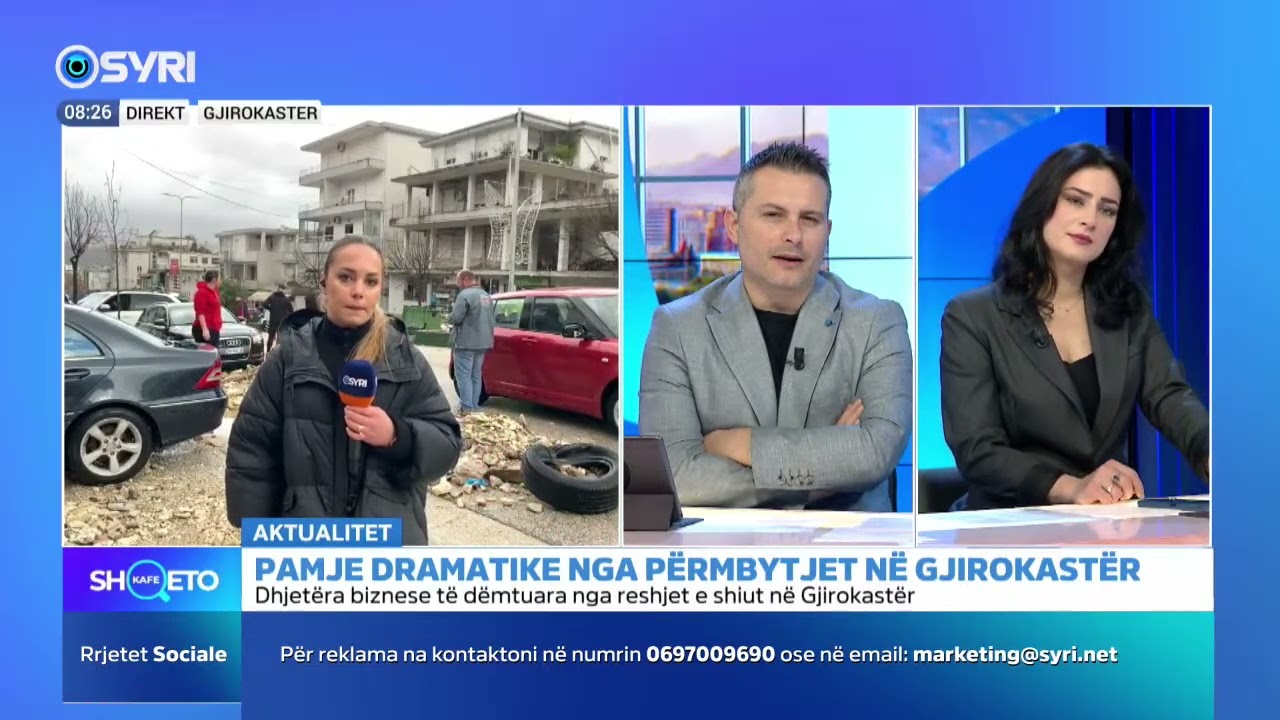 Gjirokastra zgjohet në panik, ja pamjet dramatike nga përmbytjet, dëmtohen dhjetra biznese