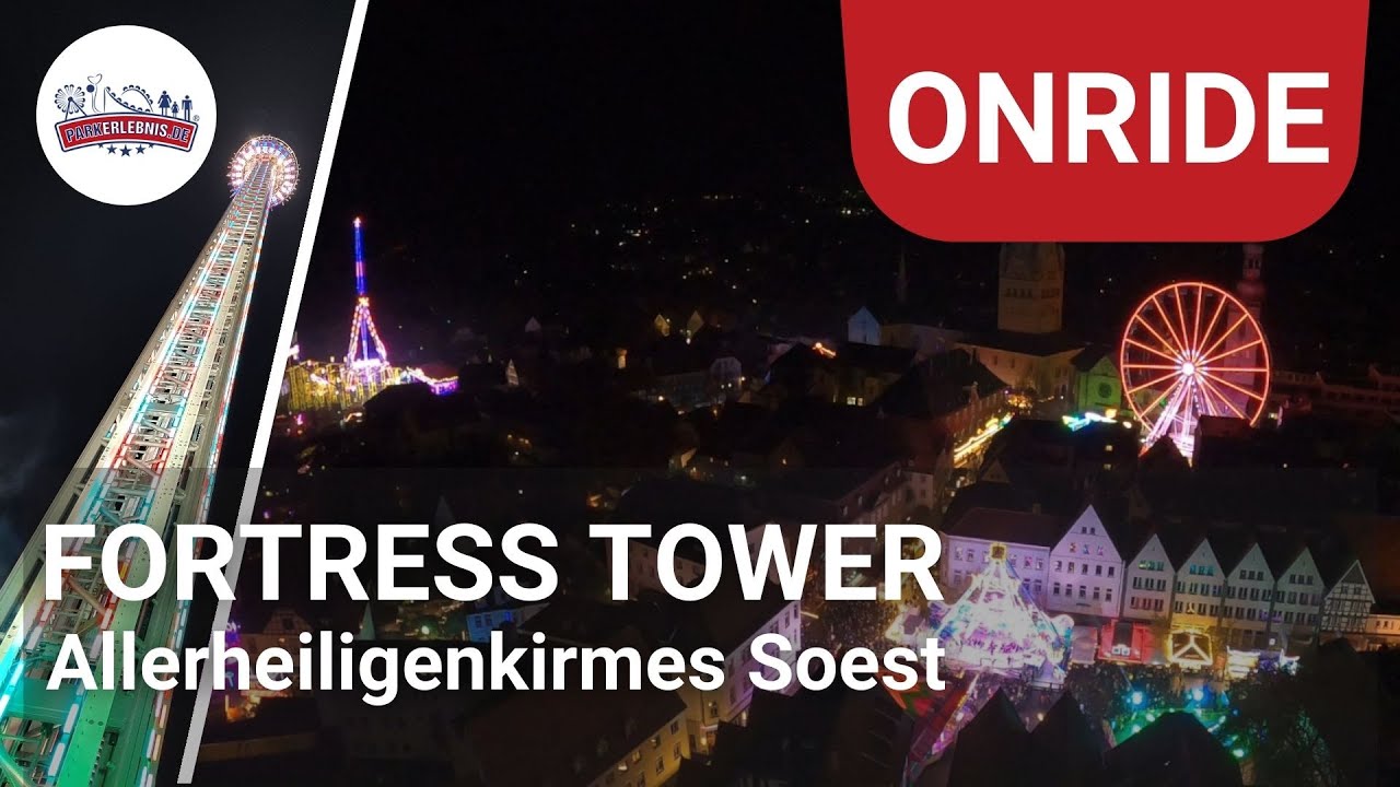 Fortress Tower (Goetzke) Allerheiligenkirmes Soest 2021 - Onride POV