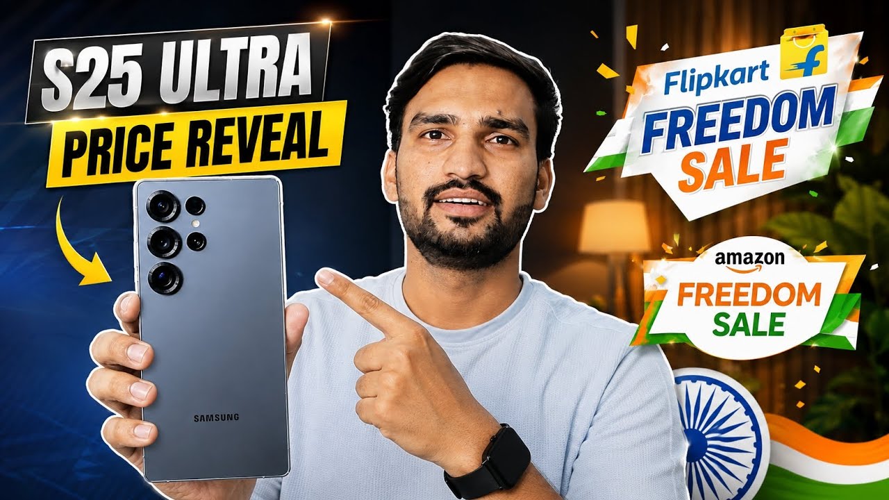 Samsung S25 Ultra Price in Freedom Sale 2026 | S25 Ultra Best Discount | Amazon S25 Ultra