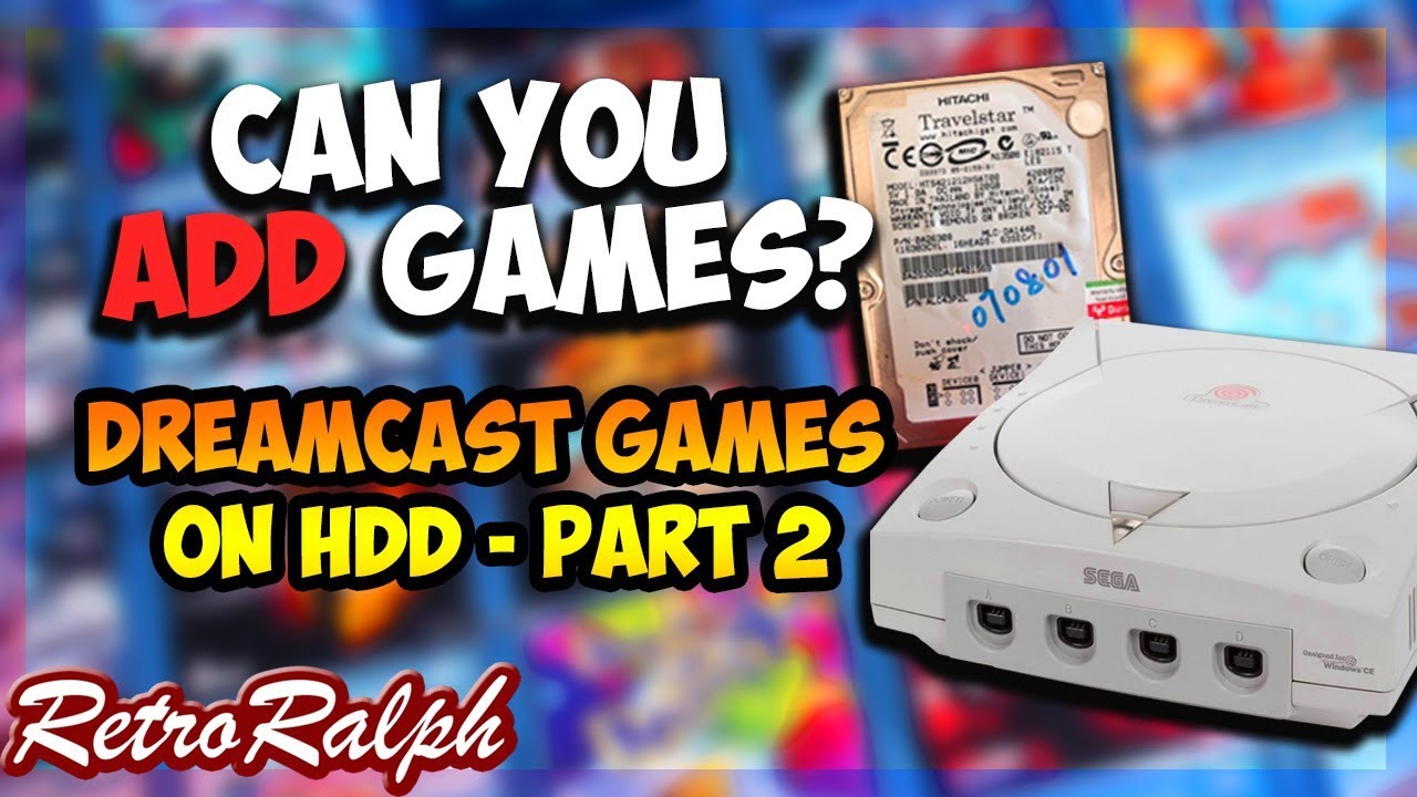 Sega Dreamcast HDD Edition - Can you add games?
